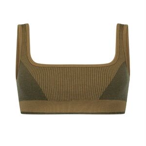 Nagnata classic wool bralet fennel